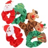image:imageBeaupretty 6 Pieces Christmas Scrunchies Hair Bands Elk Santa Claus Elastic Hair Ties Ropes Christmas Hair Accessories for Women and Girls