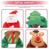 image:imageBeaupretty 6 Pieces Christmas Scrunchies Hair Bands Elk Santa Claus Elastic Hair Ties Ropes Christmas Hair Accessories for Women and Girls