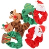 image:imageBeaupretty 6 Pieces Christmas Scrunchies Hair Bands Elk Santa Claus Elastic Hair Ties Ropes Christmas Hair Accessories for Women and Girls