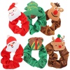 image:imageBeaupretty 6 Pieces Christmas Scrunchies Hair Bands Elk Santa Claus Elastic Hair Ties Ropes Christmas Hair Accessories for Women and Girls