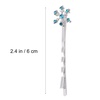 image:imageBeaupretty 6 Pieces Rhinestones Snowflake Hair Clips Winter Snowflake Hairpins Snowflake Bobby Pins Wedding Hair Clips Barrettes Christmas Hair Accessories for Women GirlsBlue