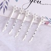 image:imageBeaupretty 6 Pieces Rhinestones Snowflake Hair Clips Winter Snowflake Hairpins Snowflake Bobby Pins Wedding Hair Clips Barrettes Christmas Hair Accessories for Women GirlsSilver