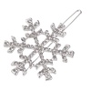 image:imageBeaupretty 6 Pieces Rhinestones Snowflake Hair Clips Winter Snowflake Hairpins Snowflake Bobby Pins Wedding Hair Clips Barrettes Christmas Hair Accessories for Women GirlsSilver