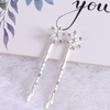 image:imageBeaupretty 6 Pieces Rhinestones Snowflake Hair Clips Winter Snowflake Hairpins Snowflake Bobby Pins Wedding Hair Clips Barrettes Christmas Hair Accessories for Women GirlsSilver