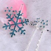image:imageBeaupretty 6 Pieces Rhinestones Snowflake Hair Clips Winter Snowflake Hairpins Snowflake Bobby Pins Wedding Hair Clips Barrettes Christmas Hair Accessories for Women GirlsBlue