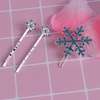 image:imageBeaupretty 6 Pieces Rhinestones Snowflake Hair Clips Winter Snowflake Hairpins Snowflake Bobby Pins Wedding Hair Clips Barrettes Christmas Hair Accessories for Women GirlsBlue
