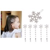 image:imageBeaupretty 6 Pieces Rhinestones Snowflake Hair Clips Winter Snowflake Hairpins Snowflake Bobby Pins Wedding Hair Clips Barrettes Christmas Hair Accessories for Women GirlsSilver