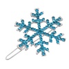 image:imageBeaupretty 6 Pieces Rhinestones Snowflake Hair Clips Winter Snowflake Hairpins Snowflake Bobby Pins Wedding Hair Clips Barrettes Christmas Hair Accessories for Women GirlsBlue
