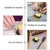 image:imageBeaupretty 6 in 1 Circular Dotting Tools 2pcs Nail Design Dotting Pen Nail Art Tip Dot Painting Tracing Manicure Tool for Nail Salon Home Use