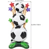 image:imageBeaupretty 622 inches Giant Standing Soccer Ball Foil Balloon Large Standing Football Balloon Decor for 2026 Sports Celebrations Soccer Ball Pillar for Boys Birthday Game Viewing