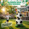 image:imageBeaupretty 622 inches Giant Standing Soccer Ball Foil Balloon Large Standing Football Balloon Decor for 2026 Sports Celebrations Soccer Ball Pillar for Boys Birthday Game Viewing