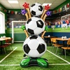 image:imageBeaupretty 622 inches Giant Standing Soccer Ball Foil Balloon Large Standing Football Balloon Decor for 2026 Sports Celebrations Soccer Ball Pillar for Boys Birthday Game Viewing