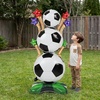 image:imageBeaupretty 622 inches Giant Standing Soccer Ball Foil Balloon Large Standing Football Balloon Decor for 2026 Sports Celebrations Soccer Ball Pillar for Boys Birthday Game Viewing