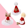 image:imageBeaupretty 6PCS Christmas Hat Hairclips Deer Snowflake Beard Decor Xmas Hat Barrette Holiday Alligator Hair Accessories for Women Girls
