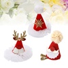 image:imageBeaupretty 6PCS Christmas Hat Hairclips Deer Snowflake Beard Decor Xmas Hat Barrette Holiday Alligator Hair Accessories for Women Girls