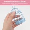 image:imageBeaupretty 6Pack Mini Bird Cage Decorative Organizer for Home Tabletop Storage Iron Candy Holder Small Bird Cage Decor