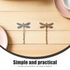 image:imageBeaupretty 6Pcs Dragonfly Hair Clips Vintage Gold and Silver Metal Bobby Pins for Bangs Updos Weddings and Parties