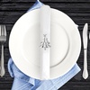 image:imageBeaupretty 6pcs Christmas Tree Napkin Rings Small Xmas Tree Napkin Buckles Holders Ornaments for Wedding Dinner Table Decor Golden68X5CM