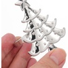 image:imageBeaupretty 6pcs Christmas Tree Napkin Rings Small Xmas Tree Napkin Buckles Holders Ornaments for Wedding Dinner Table Decor Golden68X5CM