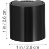 image:imageBeaupretty 6pcs Shampoo Bottle Lids Black Disc Lotion Caps Replacement Dispensing Press Top Cover for Travel Home Suitable 24mm Outer Diameter BottleBlack
