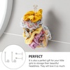 image:imageBeaupretty 6pcs Wall Scrunchie Holder Hair Ties Organizer Stand Jewelry Bracelet Display Organizer Hairband Storage Hangers Hair Rope Hooks for Home Shop Bracelets Bangle