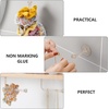 image:imageBeaupretty 6pcs Wall Scrunchie Holder Hair Ties Organizer Stand Jewelry Bracelet Display Organizer Hairband Storage Hangers Hair Rope Hooks for Home Shop Bracelets Bangle