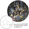 image:imageBeaupretty 8 LED Star Lights Christmas Hanging Window Lights with Suction Cup Battery Operated Xmas Lights for Indoor Bedroom Decoration Warm WhiteWarm White Light