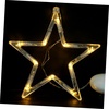 image:imageBeaupretty 8 LED Star Lights Christmas Hanging Window Lights with Suction Cup Battery Operated Xmas Lights for Indoor Bedroom Decoration Warm WhiteWarm White Light