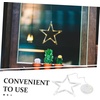 image:imageBeaupretty 8 LED Star Lights Christmas Hanging Window Lights with Suction Cup Battery Operated Xmas Lights for Indoor Bedroom Decoration Warm WhiteWarm White Light