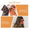 image:imageBeaupretty 8 Pcs Halloween Bow Knot Hair Ties Spider Web Hair Bands Stretchy Ponytail Holders for Girls Toddlers Kids