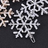 image:imageBeaupretty 8 Pieces Christmas Snowflake Hairpins Blue Rhinestone Snowflake Hair Clips Metal Bobby Pins Winter Barrettes for Women Girls