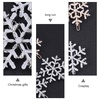 image:imageBeaupretty 8 Pieces Christmas Snowflake Hairpins Blue Rhinestone Snowflake Hair Clips Metal Bobby Pins Winter Barrettes for Women Girls