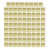 image:imageBeaupretty 80pcs Crown Hair Rings Hair Braids Dreadlock Beads Braid Cuffs Clip for Hair Extensions Silver and Golden Each 40pcs
