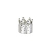 image:imageBeaupretty 80pcs Crown Hair Rings Hair Braids Dreadlock Beads Braid Cuffs Clip for Hair Extensions Silver and Golden Each 40pcs