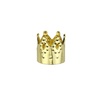 image:imageBeaupretty 80pcs Crown Hair Rings Hair Braids Dreadlock Beads Braid Cuffs Clip for Hair Extensions Silver and Golden Each 40pcs