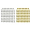 image:imageBeaupretty 80pcs Crown Hair Rings Hair Braids Dreadlock Beads Braid Cuffs Clip for Hair Extensions Silver and Golden Each 40pcs