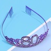 image:imageBeaupretty 80th Birthday Tiara present Number Crown HAPPY Birthday Party Headwear 80th Birthday Party Supplies