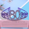image:imageBeaupretty 80th Birthday Tiara present Number Crown HAPPY Birthday Party Headwear 80th Birthday Party Supplies