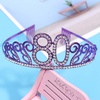 image:imageBeaupretty 80th Birthday Tiara present Number Crown HAPPY Birthday Party Headwear 80th Birthday Party Supplies