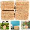 image:imageBeaupretty 8Pcs Miniature Hay Bales Dollhouse Decorations Small Straw Bale Ornaments DIY Harvest Props for Farm Scene Autumn Display