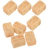 image:imageBeaupretty 8Pcs Miniature Hay Bales Dollhouse Decorations Small Straw Bale Ornaments DIY Harvest Props for Farm Scene Autumn Display