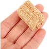 image:imageBeaupretty 8Pcs Miniature Hay Bales Dollhouse Decorations Small Straw Bale Ornaments DIY Harvest Props for Farm Scene Autumn Display