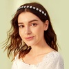 image:imageBeaupretty 8pcs Flower Hair Accessories Plastic Headbands for Summer Teens Broken Hair Bands