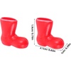 image:imageBeaupretty 96Pcs Mini Christmas Santa Boots Decorative Mini Shoes for Dollhouse Decor DIY Craft Ornaments Holiday Party Favors