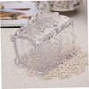 image:imageBeaupretty Acrylic Makeup Brush Holder Cup Black Butterfly Carved Cosmetic Brush Pot Organizer Makeup Container for Vanity Desk Bathroom 393 X 314 X 314 inTransparent