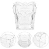 image:imageBeaupretty Acrylic Makeup Brush Holder Cup Transparent Carved Cosmetic Brush Pot Storage Organizer for Vanity Makeup Brushes Pens and Small TrinketsTransparent
