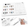 image:imageBeaupretty Acrylic Nail Training Mat Manicure Art Practice Mat Silicone Trainer Sheet Practice Pad Nail Tool for Acrylic Fingernails