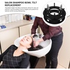 image:imageBeaupretty Adjustable Ceramic Shampoo Basin for Salon Washing Hair Bed with Tilt Mechanism and Rubber Seal 433X807X433 Inches