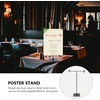 image:imageBeaupretty Adjustable Height TShaped Poster Stand Retractable Advertising Display Rack Portable Tabletop Sign Holder for Office Retail Trade Shows 1771X1181X551In