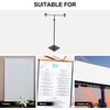 image:imageBeaupretty Adjustable Height TShaped Poster Stand Retractable Advertising Display Rack Portable Tabletop Sign Holder for Office Retail Trade Shows 1771X1181X551In